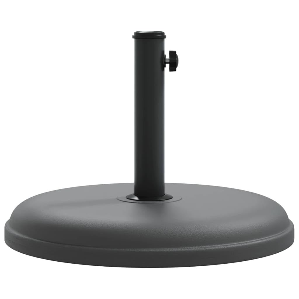 Stojak na parasol przeciwsłoneczny, 15 kg, z betonowym cokołem z tworzywa sztucznego, okrągły, kompatybilny z masztem Ø 32/35/38 mm, stabilny uchwyt na balkon, taras, do ogrodu, odporna na
