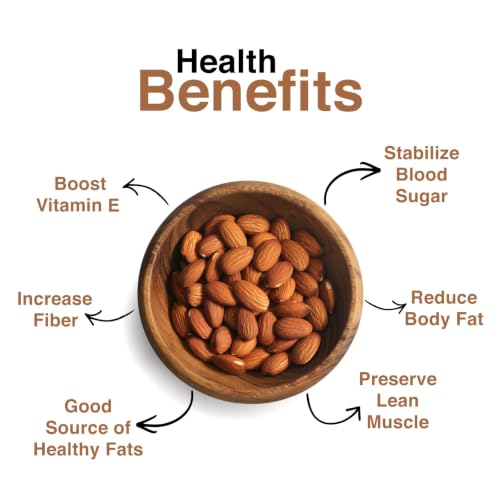 Image of NUTADO Premium California Almonds 100g | Whole Natural Badam Giri | High Protein, High Fibre & Vitamin E | Crunchy Healthy Dry Fruits | Daily Nutrition