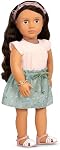 Our Generation 18-Inch Doll Clothes All Aflutter Butterfly Fashion, Outfits | 18-inch doll outfit with top, skirt, headband, bracelet, and jelly sandals; easy-open closures; doll sold, 5+ Years