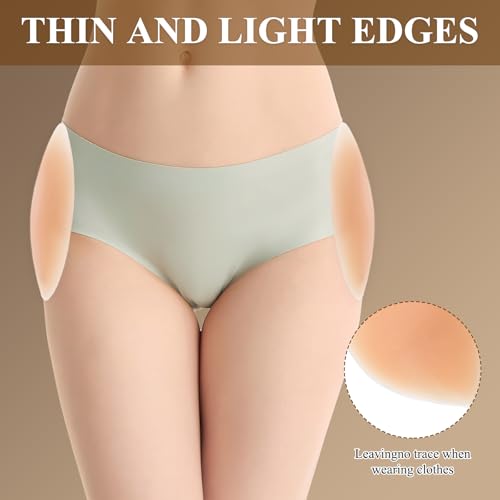 1 Pair of Hip Pads, Silicone Butt Pads for Bigger Butt, Self-Adhesive, Easy to Use, Invisible and Traceless, Reusable, Create an Hourglass Figure3