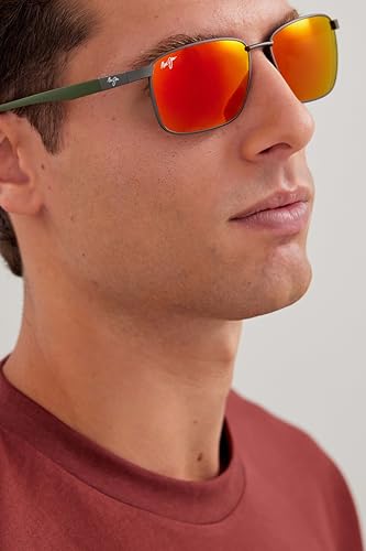 Maui Jim Men's and Women's Kaala Polarized Rectangular Sunglasses3