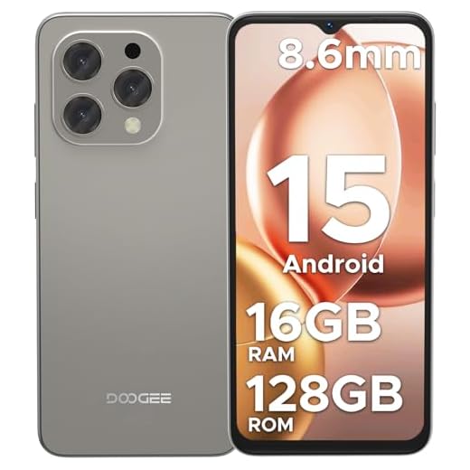 DOOGEE N55 Mobile Phones, Android 15 Smartphone 2025, 16GB+128GB/2TB, 6.56" HD+ 90Hz Display&5150mAh, T7200 Octa Core&13MP+8MP, 4G Dual SIM Free Unlocked Phones, Widevine L1, Face ID/5G WiFi/OTG/GPS