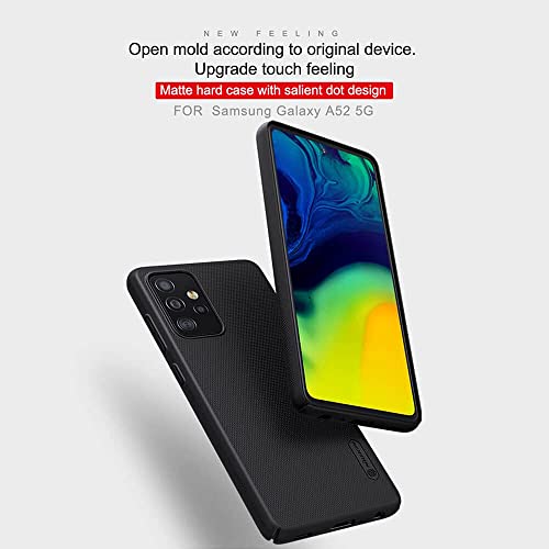 Capa Anti Impacto Nillkin Modelo Frosted Compatível com Galaxy A52 / A52S (6.5 pol) (Preto)