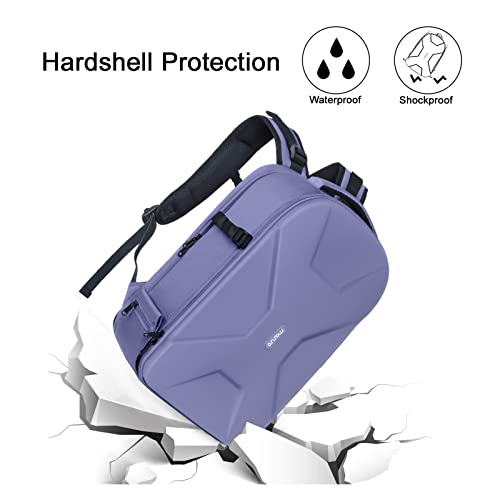 Image of MOSISO Camera Backpack, Photography Camera Bag 15-16 inch Waterproof Hardshell Case with Tripod Holder&Laptop Compartment