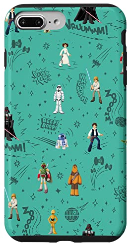 Protection iPhone 7 Plus Star Wars avec étui rigide graphique anti-rayure rigide