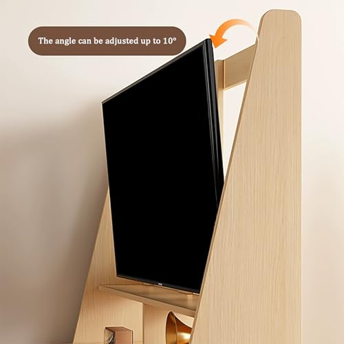 Carrito móvil ajustable para TV con gabinete y ruedas miniatura 3