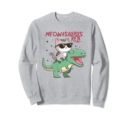 Dinosaurio divertido T-Rex para niñas y niños Sudadera
