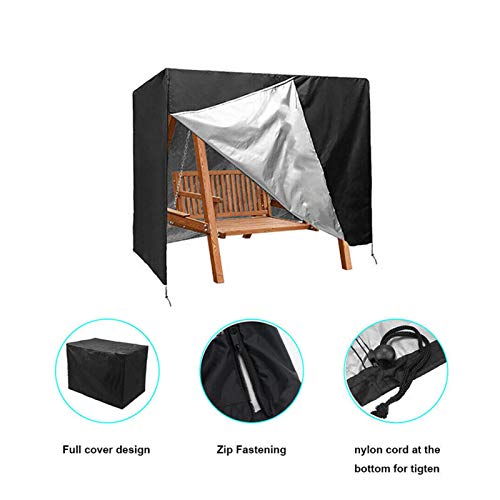 Funda para columpio de 3 plazas triples para jardín y patio 4