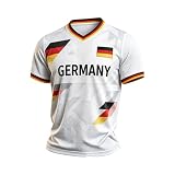Mens World Soccer Cup 2026 Shirt Fan Soccer Jersey Germany Country Team Tshirts Sublimated Football Jerseys Short Sleeve Fashion Tops Camisetas Del Mundial 2026 X-Large
