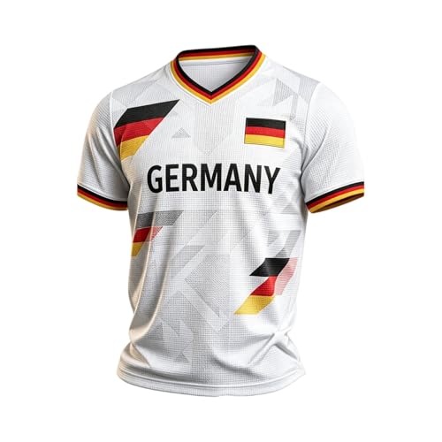 Mens World Soccer Cup 2026 Shirt Fan Soccer Jersey Germany Country Team Tshirts Sublimated Football Jerseys Short Sleeve Fashion Tops Camisetas Del Mundial 2026 X-Large