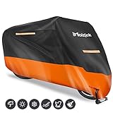 accesorios moto vespa 200 🏍【3 Tiras reflectantes】Nuestra motorcycle cover viene con 3 tiras reflectantes. Uno está en el frente y los otros dos están en los lados. Con el diseño negro y amarillo de la funda motocicleta, es mejor encontrar tu moto en la oscuridad. Luz reflectante por la noche, recordando el tránsito y previniendo accidentes.