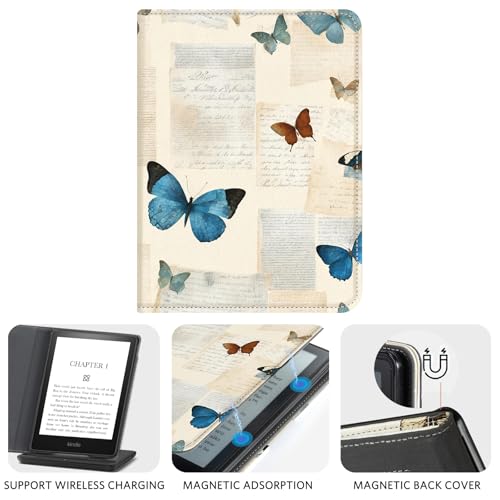 Image of CoBak Case with Stand for 6.8 inch E-Book Reader -Cover with Auto Sleep Wake,Card Slot,Hand Strap Feature - Fits 11th Generation(not Compatible with Meebook /KoBo)