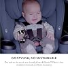 Evenflo Revolve360 Slim 2-in-1 Rotating Car Seat with Green & Gentle Fabric (Agate)
