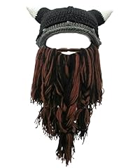 Horn Black Brown Beard