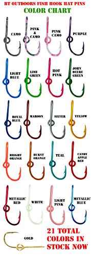 Eagle Claw Yellow Hat Hook Fish Hook Money/Tie Clasp