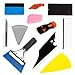 ZWOOS Film Vitre Teinté Voiture, Emballage de Installer l'outil Fenêtre Teinte de Film Kit de Jeu de Rondelle de Voiture Kit d'outils de Nettoyage de Haute Qualité