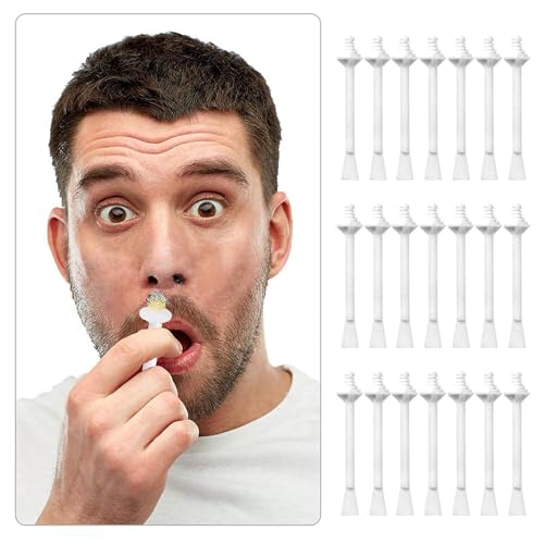 Fonyiunce 100 Stück Nasenwachs Stäbchen, Nasenhaar Wachs Applikatoren, Nasenwachsstäbchen, Wachsstäbchen Applikatoren, für die Nasenlochreinigung und Nasenhaarentfernung, erhältlich für Männer und Fra