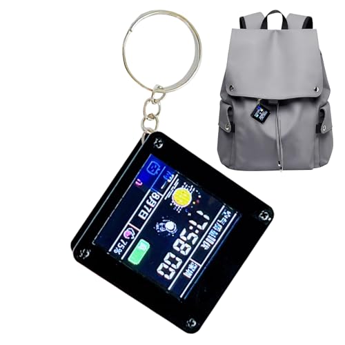 Ornamento con pantalla LED portátil y accesorio colgante para bolso