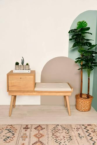 Banc de jardin résistant aux intempéries Dmora assise modulable - 6