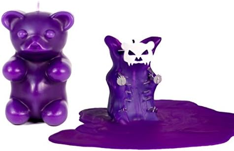 Skeleton Candles Gummy Bear Candle – Scented Purple