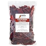 1lb California Dried Whole Chilies Peppers, Anaheim Chile Seco Pods for Authentic Mexican Food, Heat-Sealed...