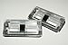 Genuine BMW E46 License Plate Light Lens Covers x2 PAIR 2pcs OEM 51138236269