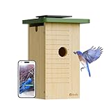 Birdfy Smart Bird House with Camera Solar Powered, 1080HD Live Video & Night Vision for 24/7 Nesting Recording, Auto Detect & Notify, Ideal Nature Gift for Bird Lovers, AI Identify Lifetime Free