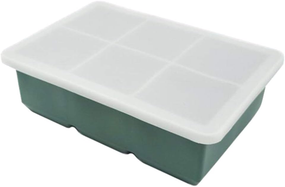 Nuolux 製氷皿 氷型 アイス型 アイストレー シリコン 板氷 蓋付き ウィスキー 8