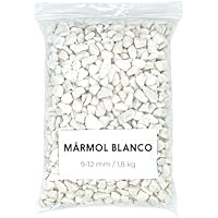 Grava Blanca 1,8kg - Piedras Decorativas - Grava Acuario -