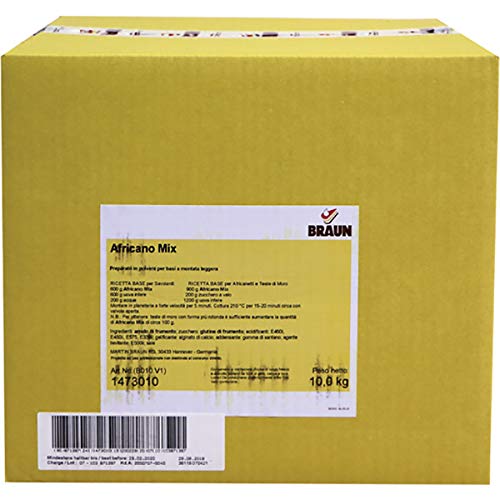 PREPARATO AFRICANO MIX 10 KG. PER TORTE - DOLCI-CAKE DESIGN-PASTICCERIA -