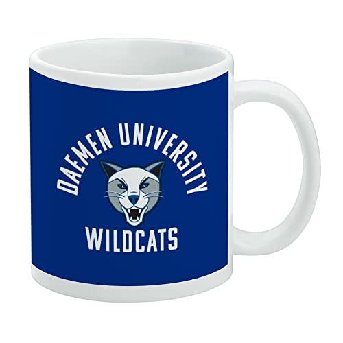 Daemen College Wildcats Logo Ceramic Coffee Mug Gift Mugs for, 11oz, White
