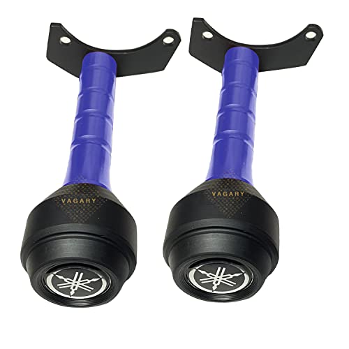 Image of Vagary Heavy Duty CNC Frame Slider Crash Protection Guard for Yamaha R15 V4 / R15 M (BS6) (Blue)