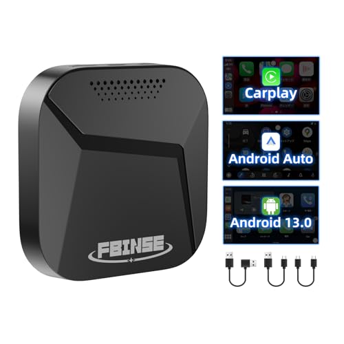 FBINSE AI BOX ワイヤレスCarPlay AndroidAuto Amazon.co.jp: FBINSE CarPlay AI Box 最新Android 13.0搭載 CarPlay