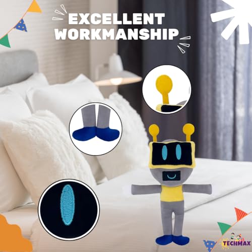 Image of Customized Text Standing Bot Sprunki Plush Toys