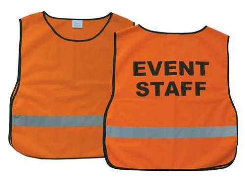 Swanson Christian Safety Vest Orange X-Large Event Staff