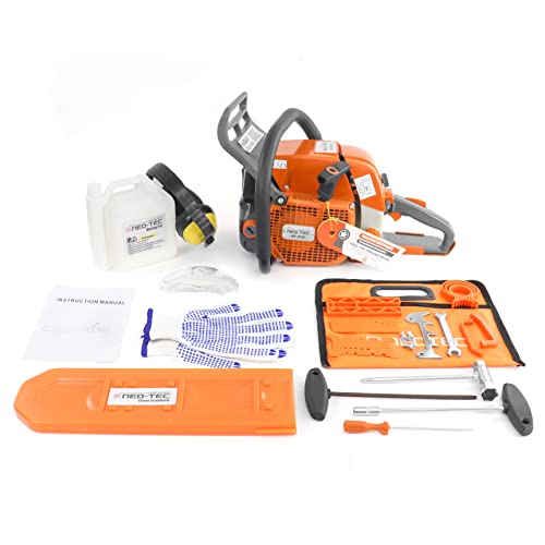 Neo-Tec Ns872I 72Cc Gas Chainsaw High-End Version, With Ngk Spark Plug, Italian Ignition Coil, 24 Inch Chainsaw, 24" Chainsaw, Fit For 25 Inch, 28 Inch Bar, Gas Powered Chainsaw, Gasoline Chainsaw #TOP6