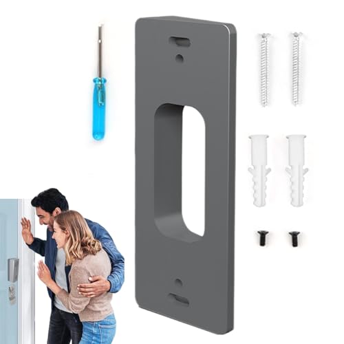 Staffa per campanello WiFi Video Vision - Piccolo campanello intelligente WiFi | Supporto per campanello video | Supporto per campanello ad anello | Rilevamento umano esterno | Staffa per campanello