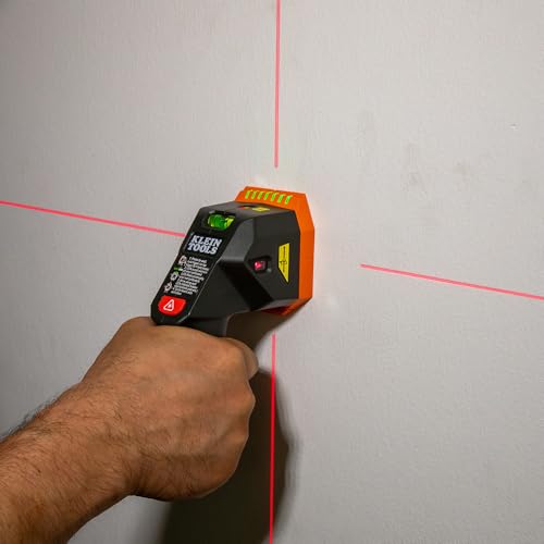 Klein Tools ESF150LL Electronic Stud Finder with Cross-Line Lasers, Bubble Level, Laser Class 3R; ≤5mW; 15-Foot in All Directions, for Wood and Metal Studs, LED and Audio Alert, Batteries Included by KLEIN TOOLS - Image 7