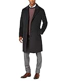 LONDON FOG Men's L19195 Signature Wool Blend Top Coat - Charcoal - 42R
