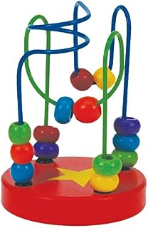 VH Colourful Wooden Mini Bead Maze Roller Coaster Educational Toy Baby & Toddler