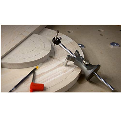 Vislone Anreißwerkzeug, DIY Holz Dual-Zweck Schreiber Werkzeuge Multifunktional Zeichnen von Linien und Bögen Scriber Aluminium Alloy Scribe Tools (Type 1)