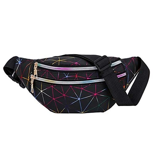 Estwell Gürteltasche Bauchtasche Damen Elegant Hüfttasche Wasserdicht PU Leder Multifunktionale Laufgürtel für Alltag Festival Laufen Reisen Party Wandern