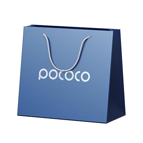 POCOCO Gift Bags for POCOCO Healing Vibes Gift Box, Paper, 32 x 15,2 x 29,5 cm, para compras, embalagens, festas, aniversários, Natal