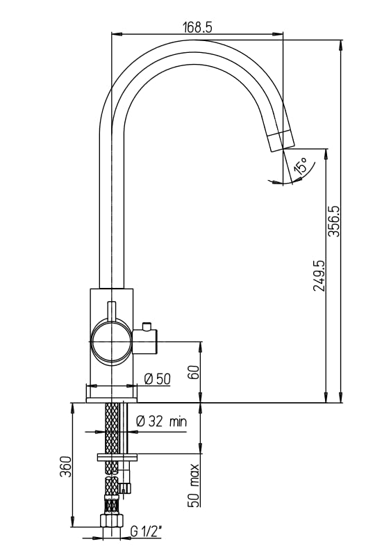 Vox Filter tap, Chrome - Image 3