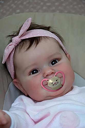 Muñeca Bebé Reborn Realista de 20 Pulgadas en Silicón y Vinilo miniatura 6