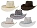 Produktbild Alsino 5 Stück Unisex Cowboyhut Texas Westernhut in One Size Größe mit Kordel 5er Pack