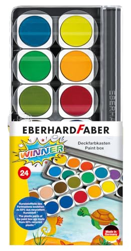 EBERHARD FABER - zestaw farb wodnych Winner, 24 kolory