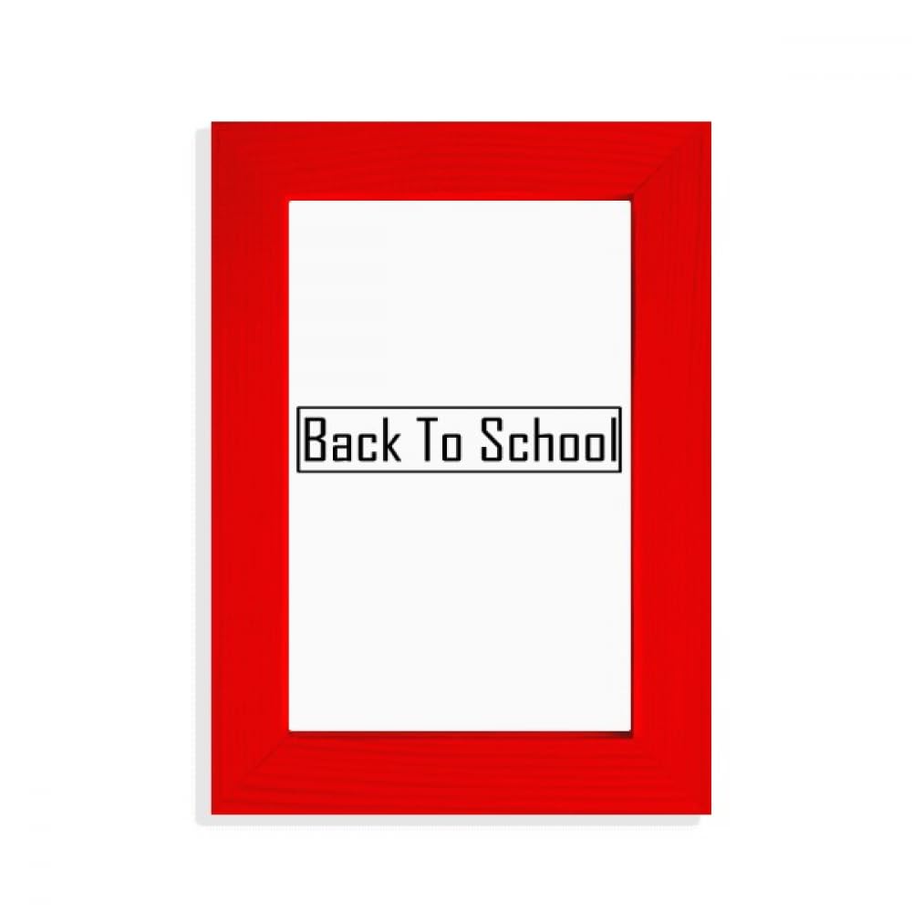 Cadre photo rouge Art déco pour décorer le bureau des enfants