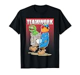 セサミストリート Sesame Street Oscar the Grouch Teamwork Tシャツ