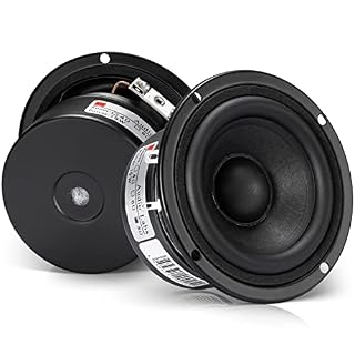 Facmogu Pack of 2 Full Range Bookshelf Speaker, 3 Inch 8 Ohm Anti-Magnetic HiFi Tweeter Wooden Enclosure Home Audio Woofer Multimedia Speakers (8Ω) - Les Beatles, Paul McCartney, John Lennon, RIngo Starr, George Harrison